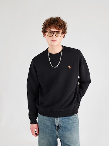 Abercrombie & Fitch Bluzka sportowa 'ICON ESSENTIAL' w kolorze czarny: przód