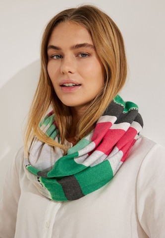 CECIL Tube Scarf 'Cosy' in Green: front