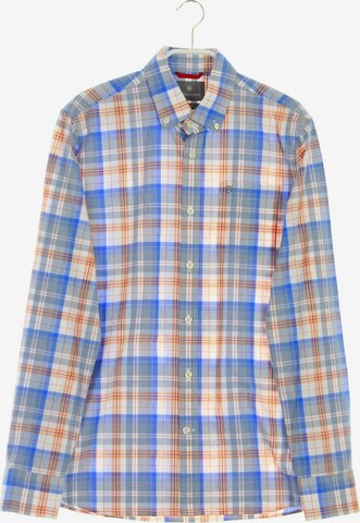 VICTORINOX Button Up Shirt in S in Blue: front