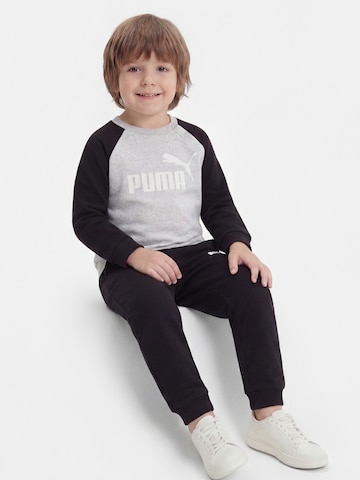PUMA Jogginganzug 'Minicats Essentials' in Schwarz: Vorderseite