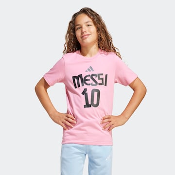 ADIDAS PERFORMANCE Funktionsshirt 'Messi Name and Number' in Pink: Vorderseite