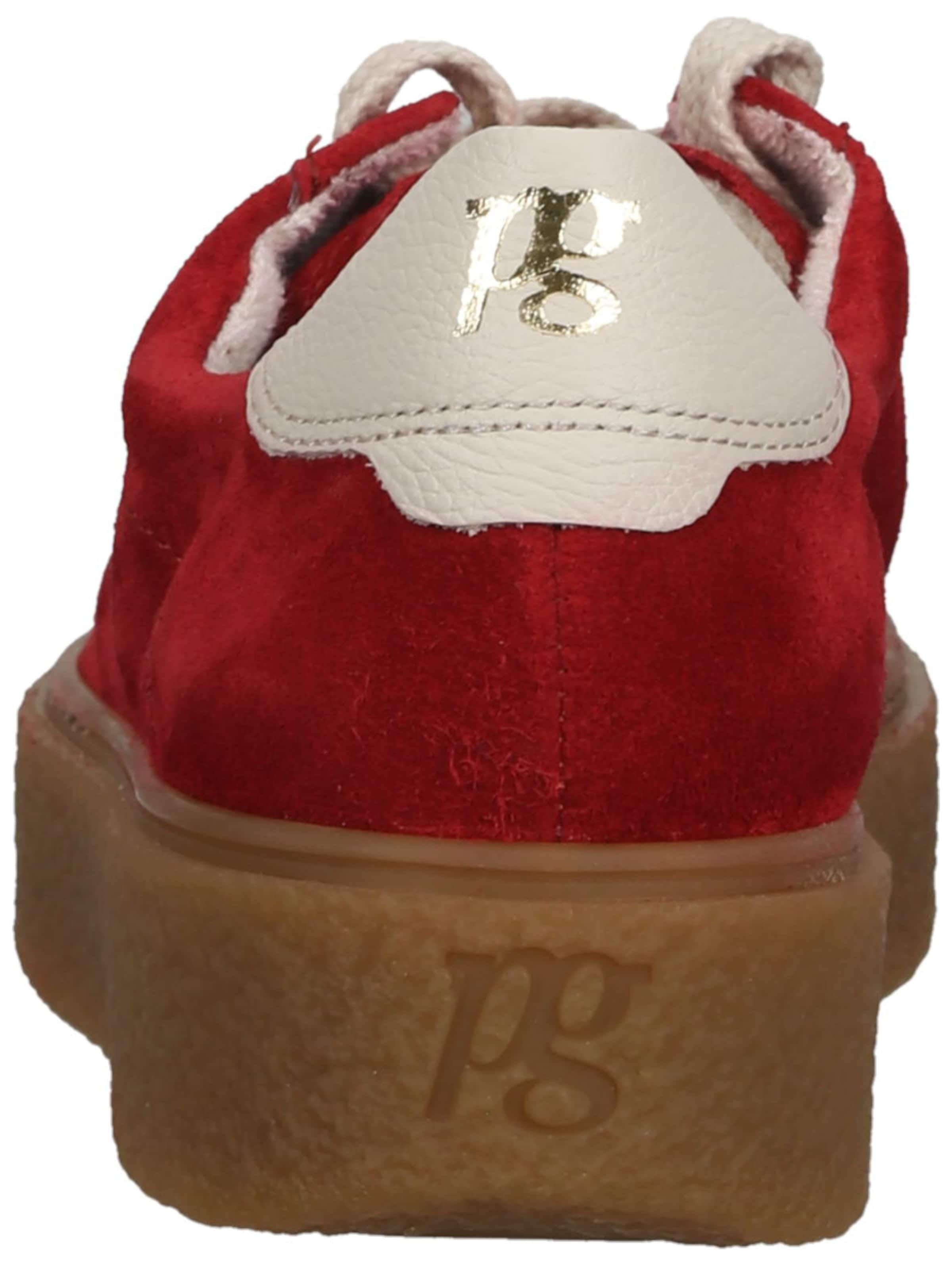Baskets basses Paul Green en rouge