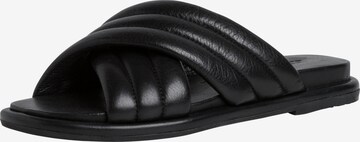 TAMARIS Mules in Black: front