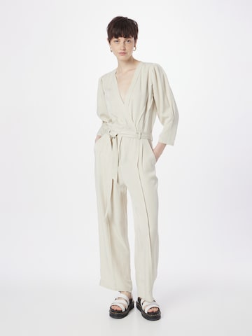 Tuta jumpsuit 'Nilin' di minus in grigio: frontale