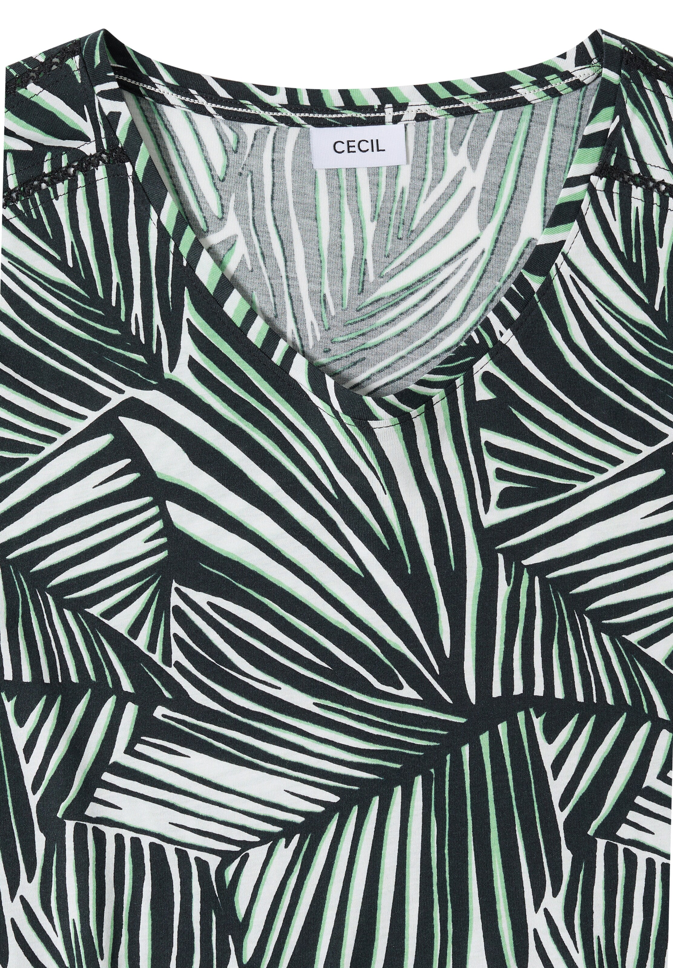 CECIL T-Shirt in Grün