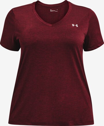 UNDER ARMOUR Functioneel shirt in Rood: voorkant