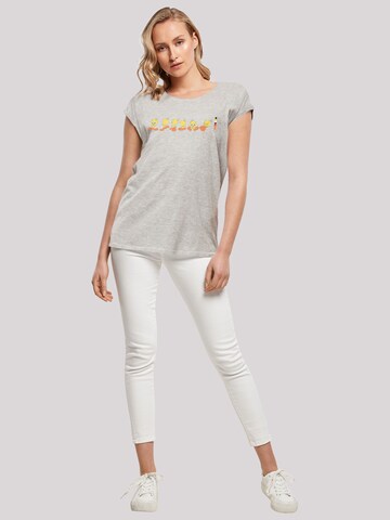 F4NT4STIC T-Shirt 'Looney Tunes Tweety Pie  Colour Code' in Grau