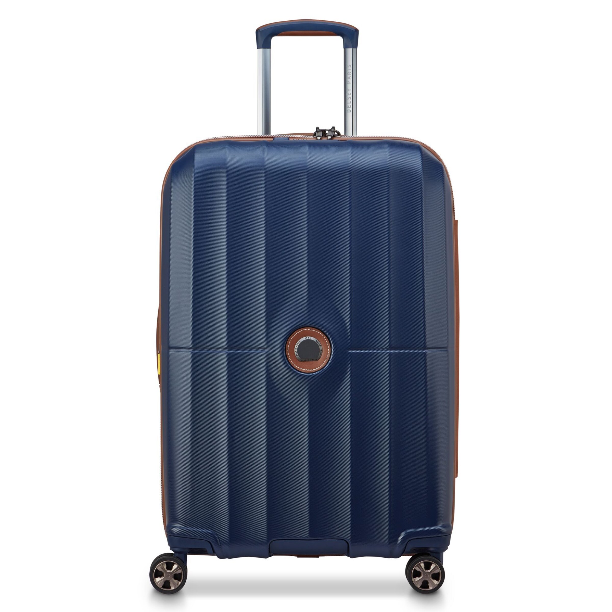 Trolley di Delsey Paris in blu: frontale
