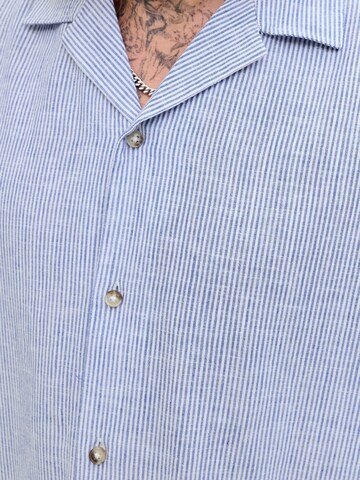 JACK & JONES - Ajuste confortable Camisa en azul