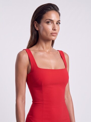 AUDRAY - Vestido de bainha 'BRIGITTE' em vermelho