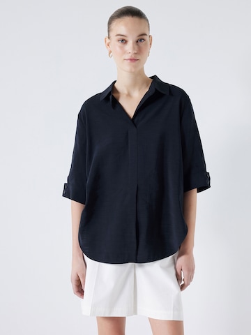 Ipekyol Blouse in Zwart: voorkant