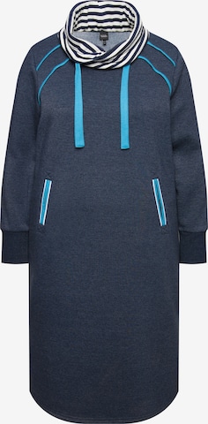 Ulla Popken Dress in Blue: front