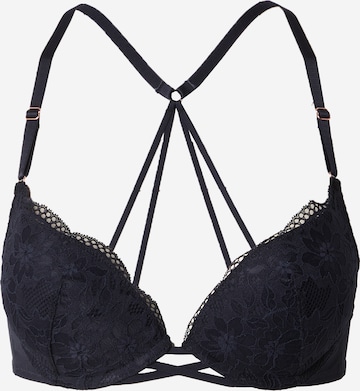 Dorina Push-up BH in Schwarz: predná strana