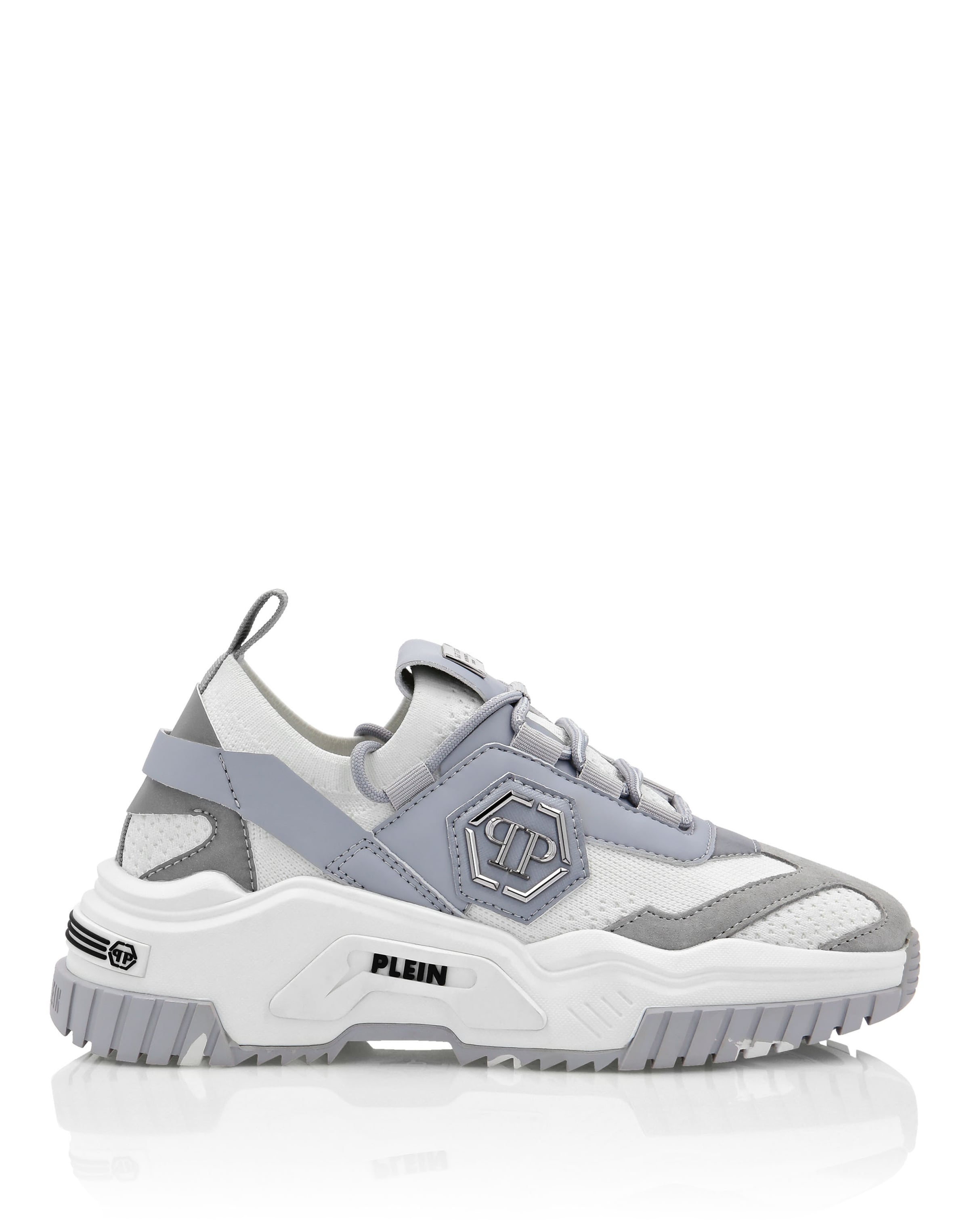 Philipp Plein - Sapatilhas baixas 'Predator' em branco