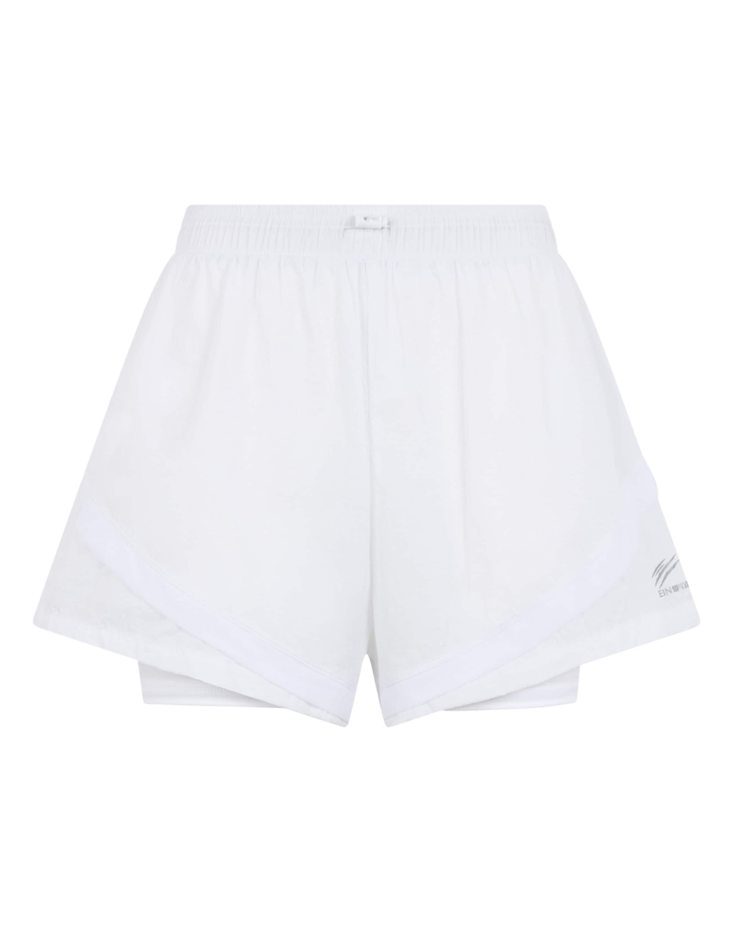 regular Pantaloni sportivi di Plein Sport in bianco: frontale