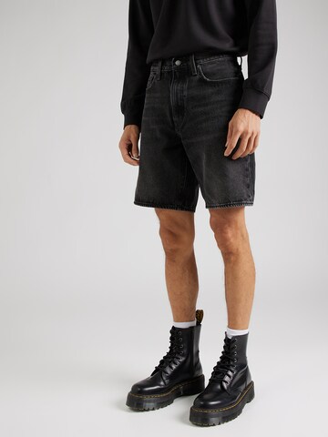 LEVI'S ® Loosefit Shorts '468' in Schwarz: predná strana