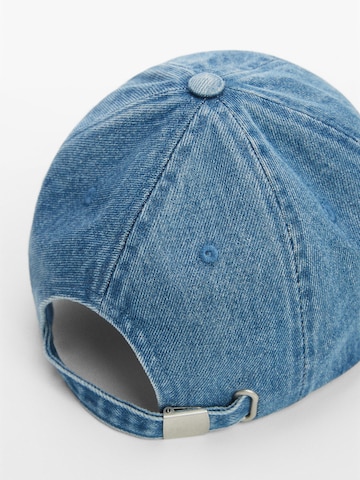 MANGO Cap in Blau