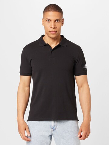 Calvin Klein Jeans - Camiseta en negro: frente