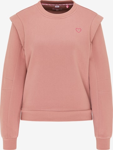 Sweat-shirt MYMO en rose : devant