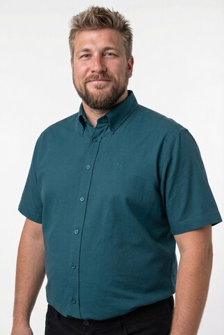 Boston Park Regular Fit Hemd in Grün