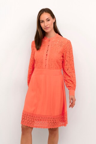 Robe 'Milla' Cream en orange : devant