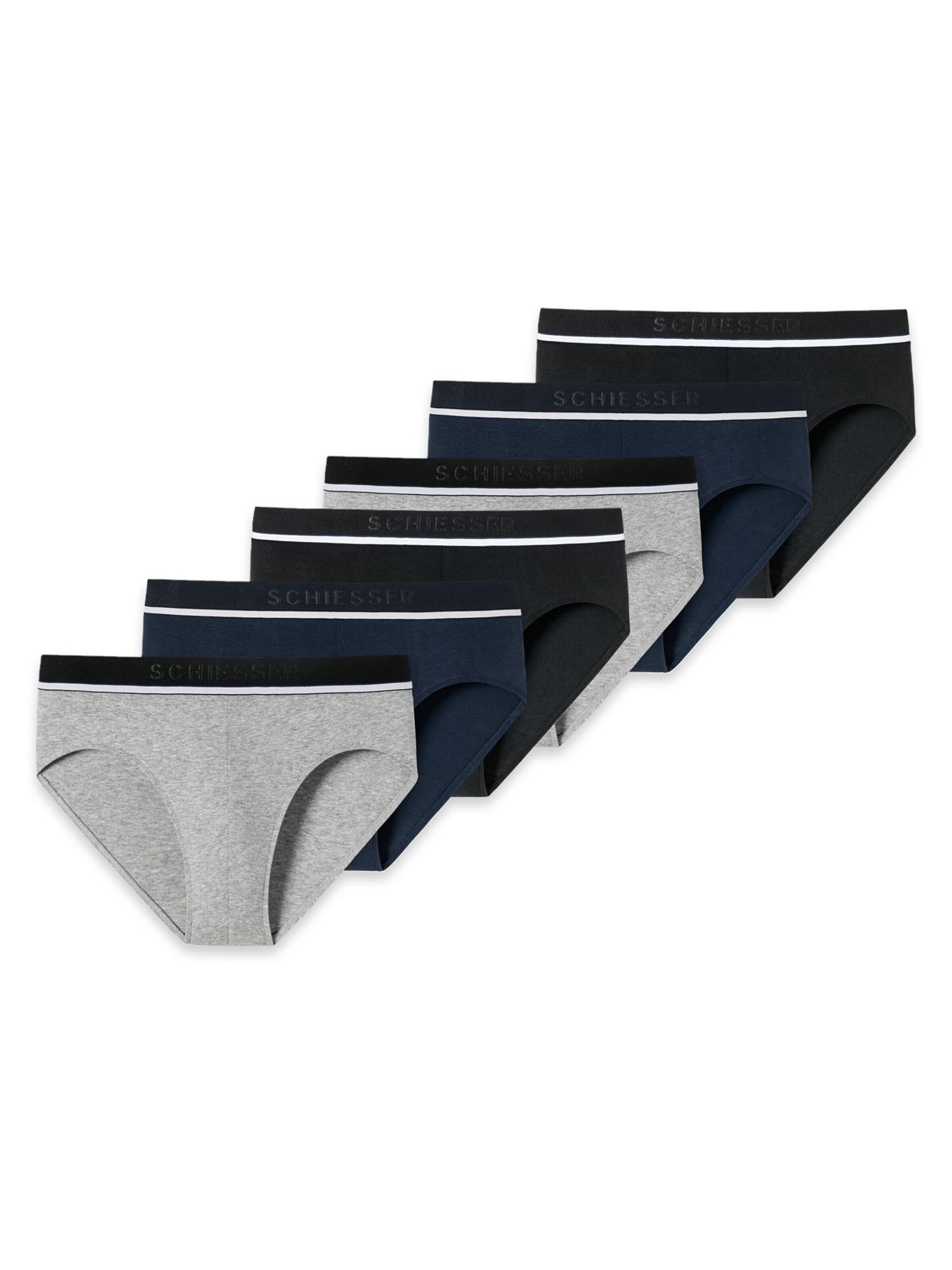 SCHIESSER Slip '95/5 Cotton'‌‌‌ in Mischfarben: Vorderseite