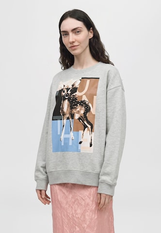 Munthe - Sweatshirt 'CHANDLER' em cinzento: frente