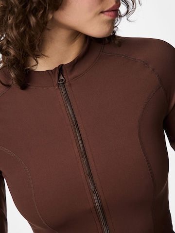 PIECES Sportjas in Bruin