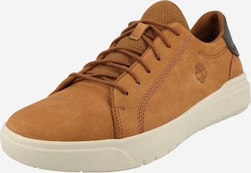 TIMBERLANDSportske cipele na vezanje 'Seneca Bay Oxford' - smeđa boja: prednji dio