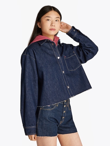Tommy Jeans Jacke in Blau: Vorderseite