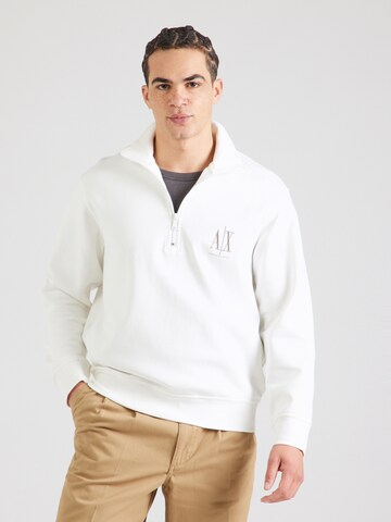 Felpa di ARMANI EXCHANGE in bianco: frontale