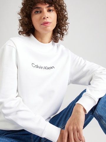 Calvin Klein Sweatshirt 'Hero' in Weiß