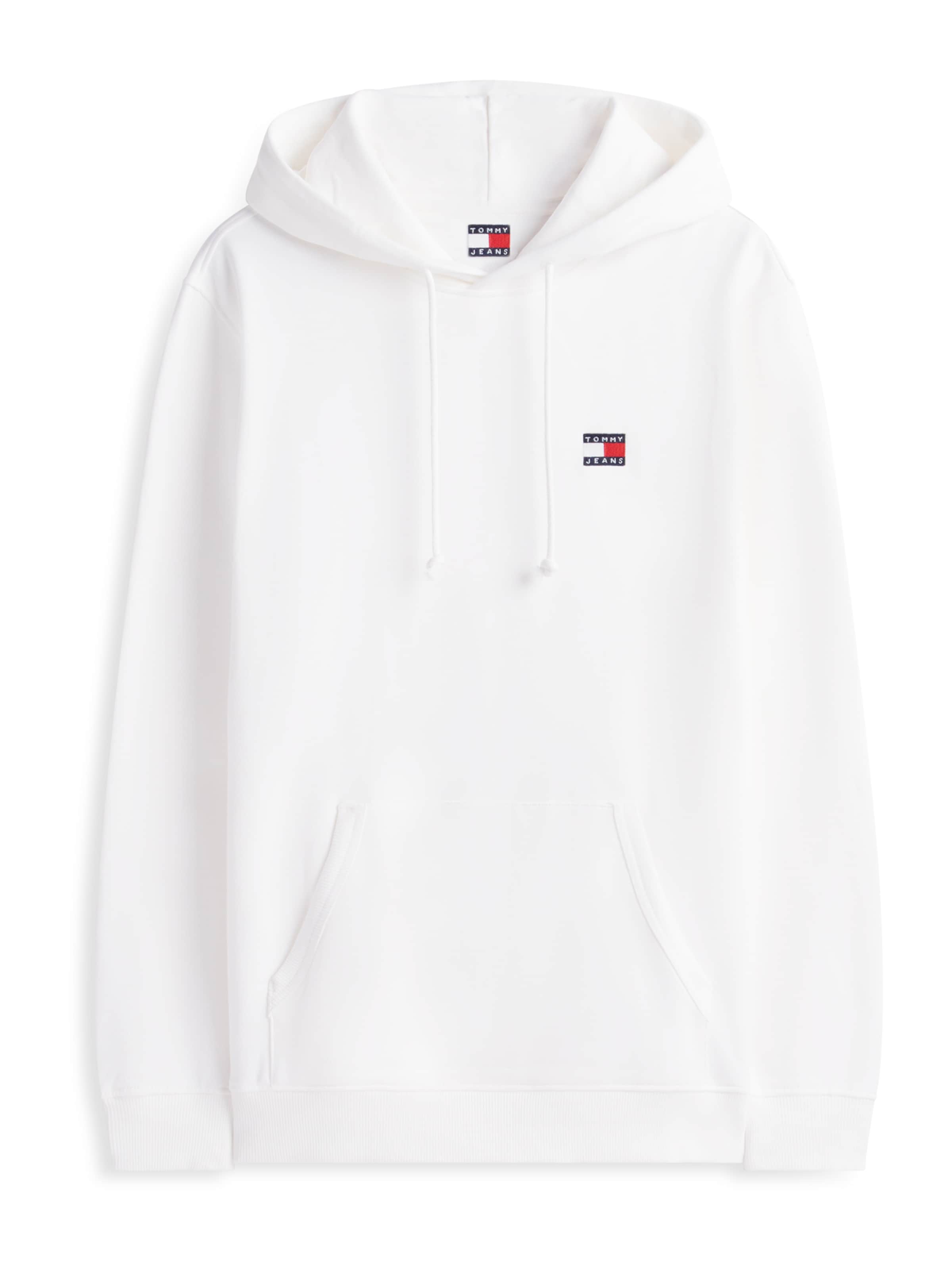 Tommy Jeans Суичър в бяло: отпред