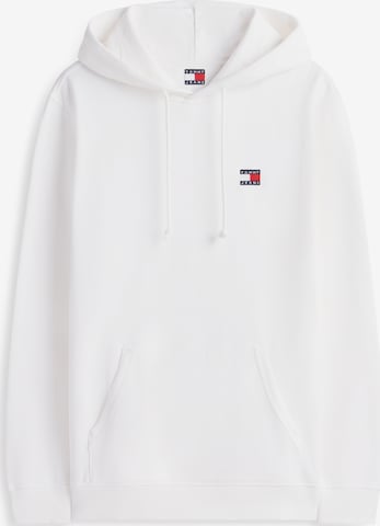 Tommy Jeans Суичър в бяло: отпред