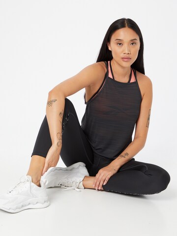 Reebok Sporttop in Zwart