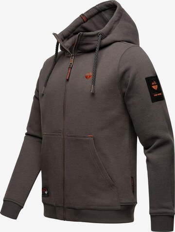 STONE HARBOUR - Sudadera con cremallera 'Jacobi Jamie' en gris