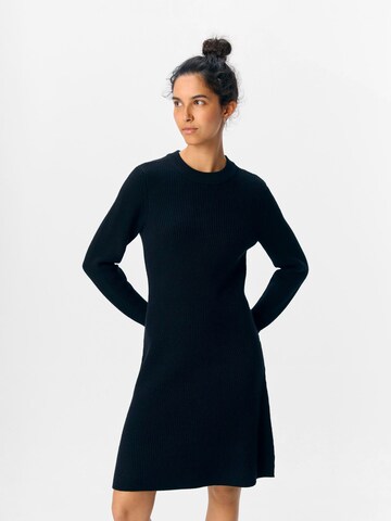 OBJECT Knit dress 'OBJViola' in Black: front