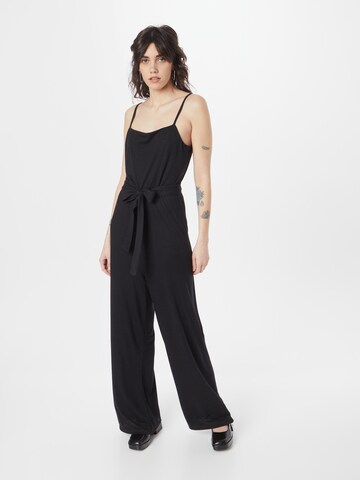 minimum Jumpsuit in Zwart: voorkant