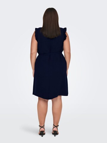 ONLY Carmakoma Shirt Dress in Blue