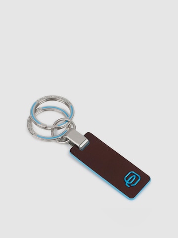 Piquadro Key Ring in Brown: front