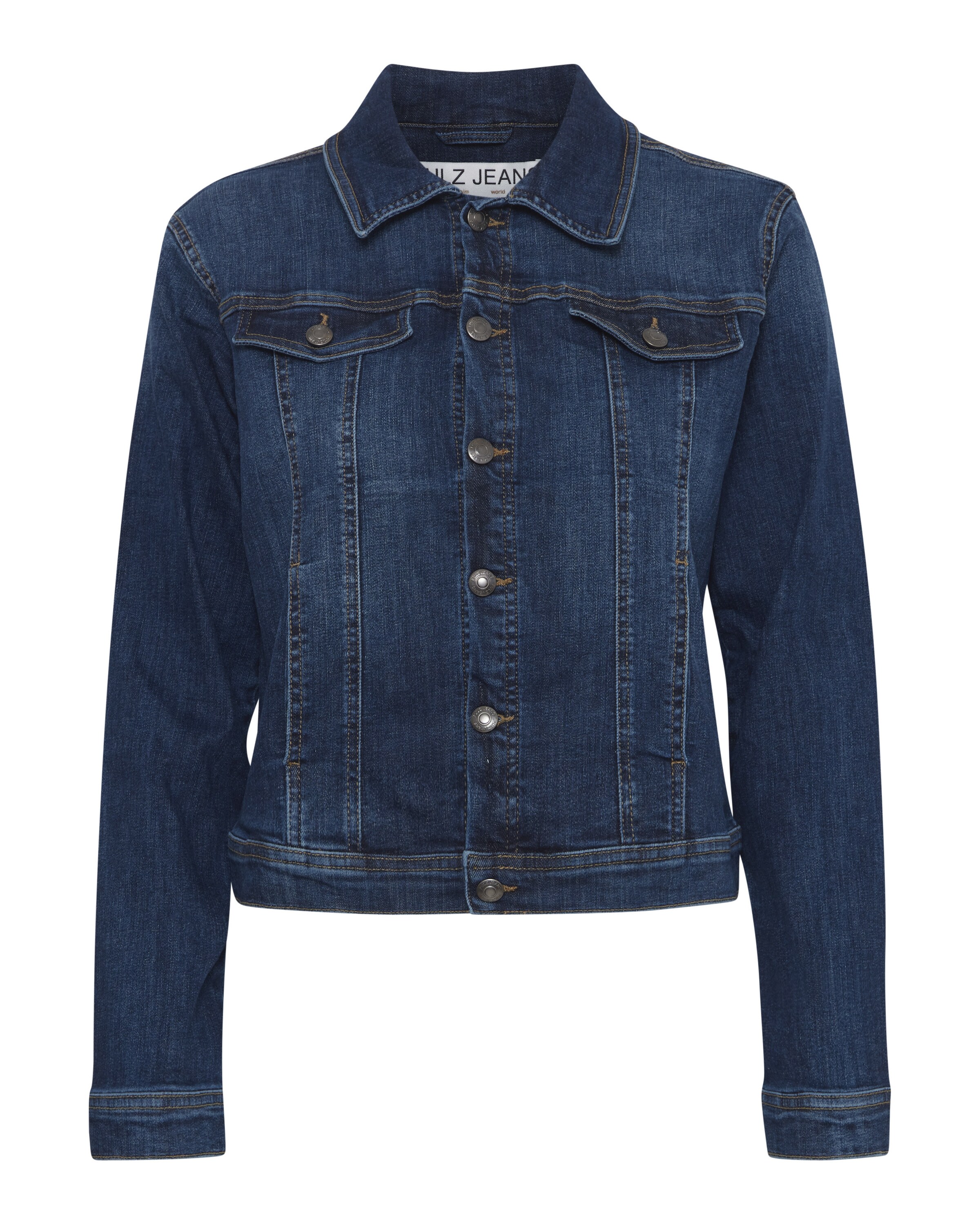Pulz Between-season jacket 'KATJA' in Blue: front