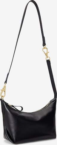 Lauren Ralph Lauren - Mala de ombro 'Kassie' em preto: frente