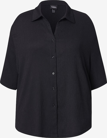 Ulla Popken Blouse in Black: front