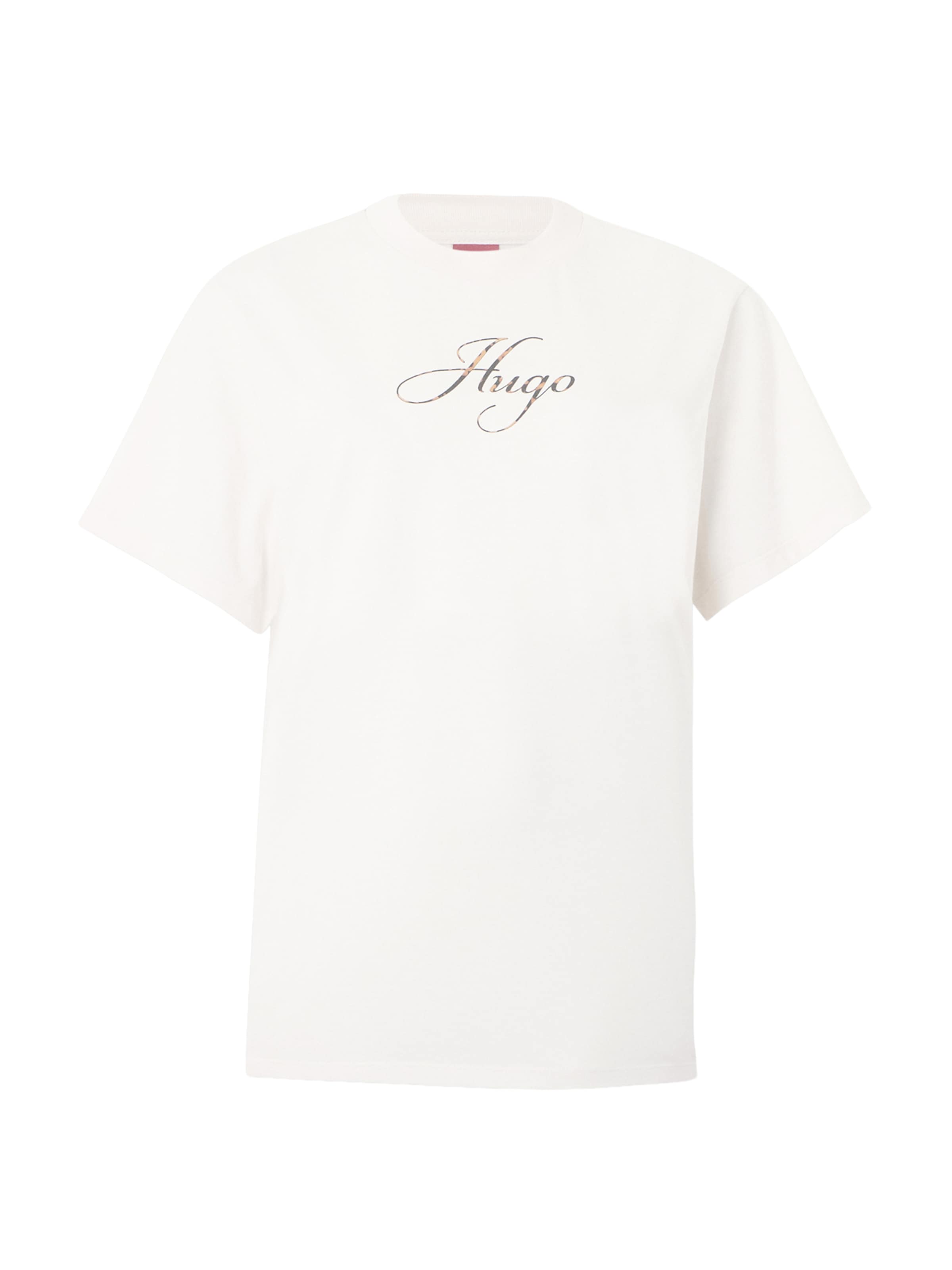 Maglietta di HUGO in beige: frontale