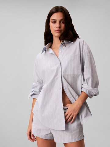 Calvin Klein Blouse in Grijs: voorkant