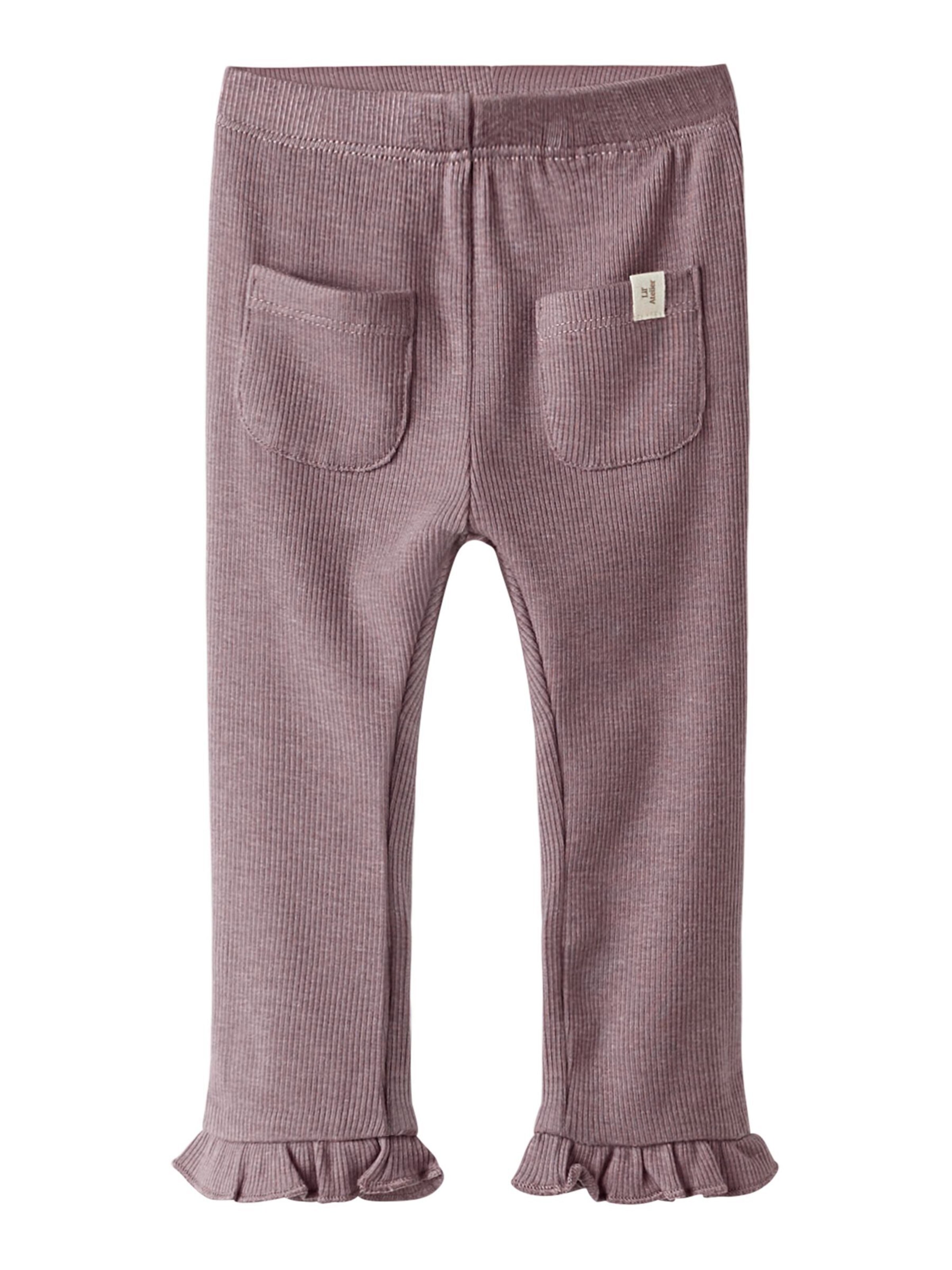 NAME IT Slim fit Trousers in Purple: front