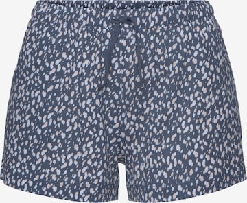 VIVANCE Regular Pyjamashorts in Blau: predná strana