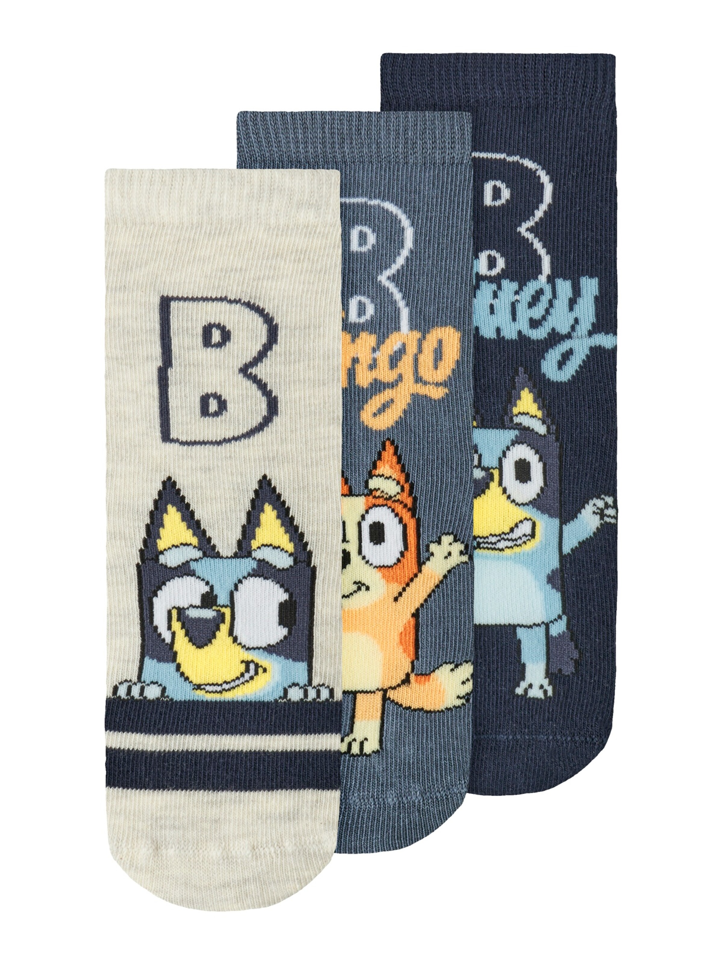 NAME IT Skarpety 'NMMMEROLDO BLUEY' w kolorze beżowy: przód