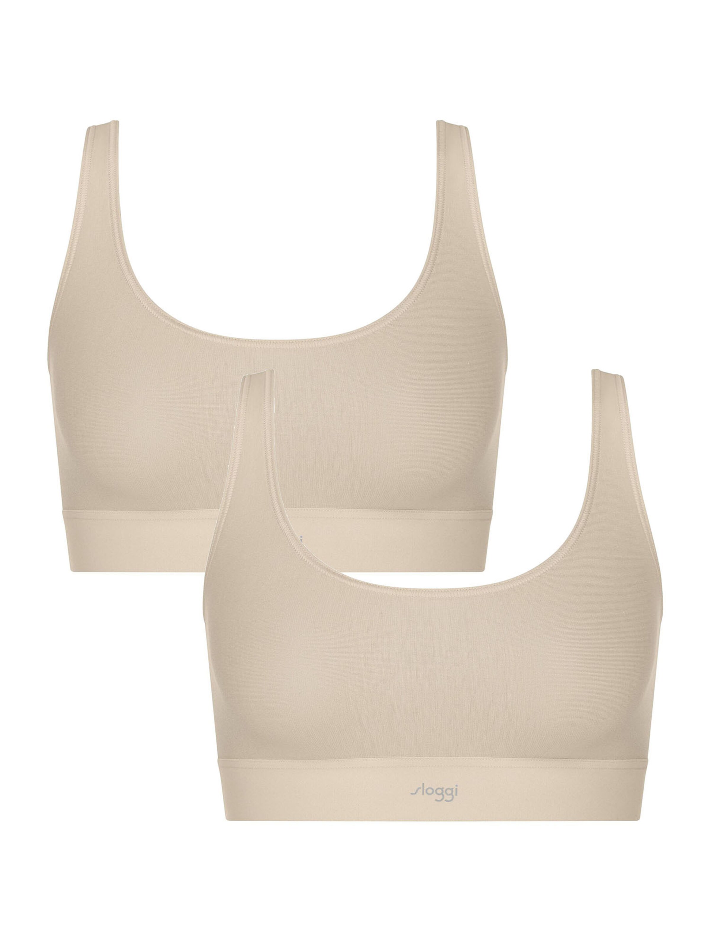 SLOGGI - Bustier Sujetador ' EVER Ease Top ' en beige: frente