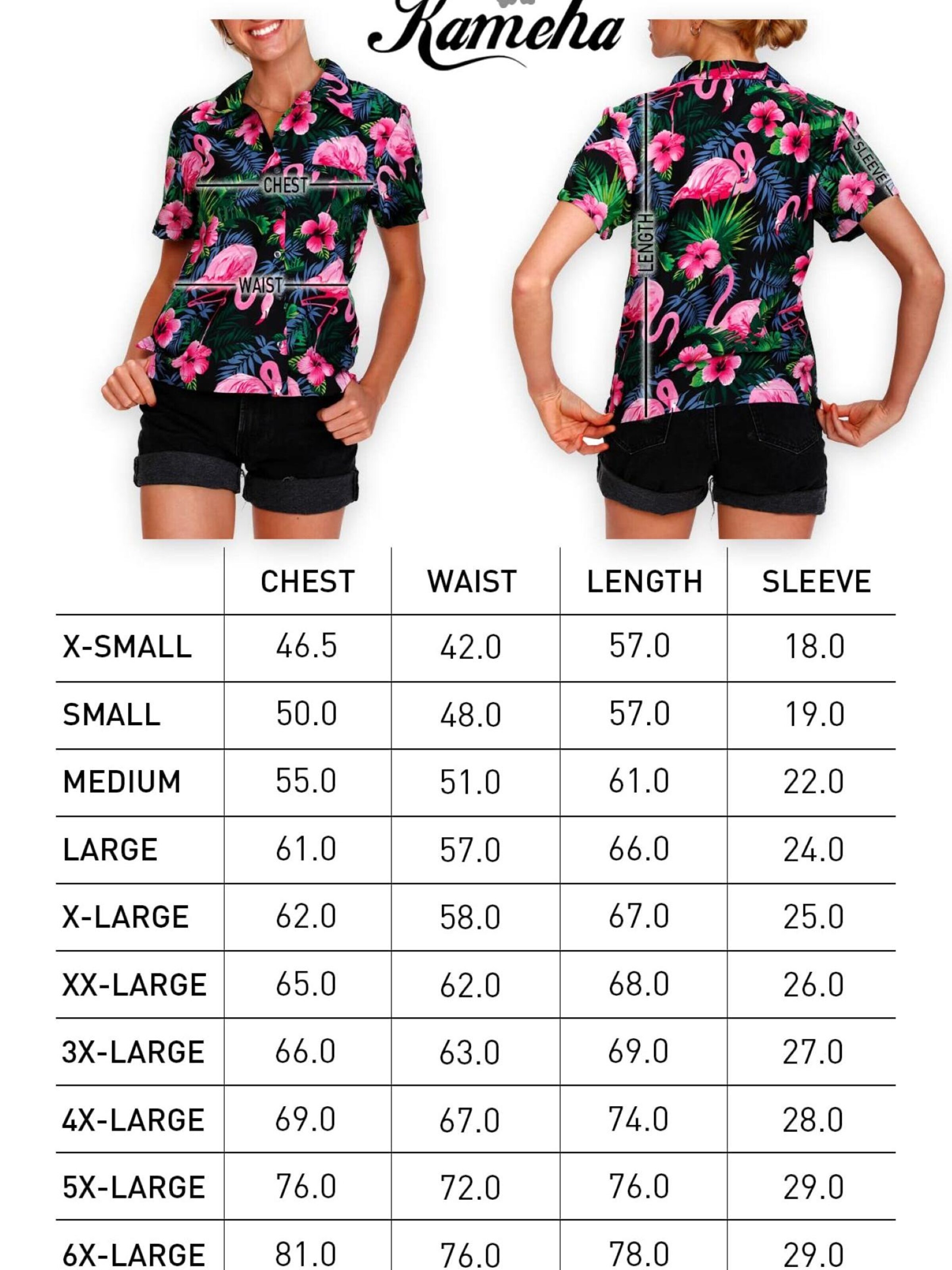 Camicia da donna 'Flamingo Flowers' di King Kameha in rosa